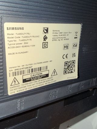 Samsung TV 43 pulgadas