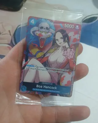 Cartas One Piece Monkey D. Luffy y Boa Hancock