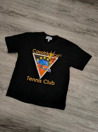 Maglietta Casablanca Tennis Club Nera