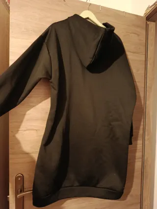 Sudadera vestido negro Smile