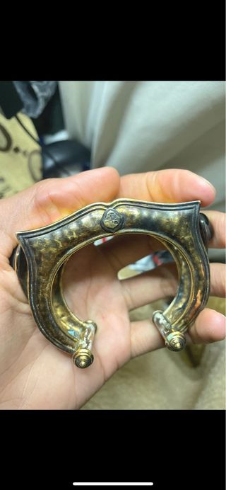 Pulseras Antiguas de plata 925 y Piedras Negras