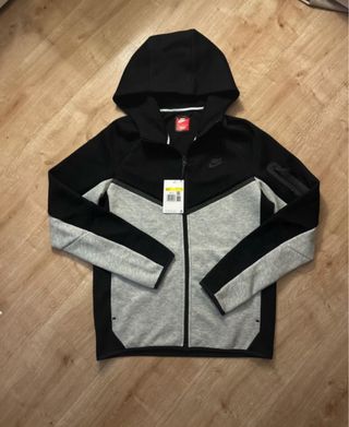 Conjunto Nike Tech Panda Negro Gris