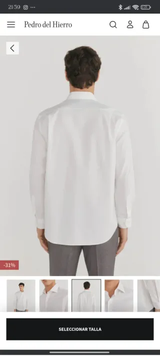 Camisa Pedro del Hierro Blanca