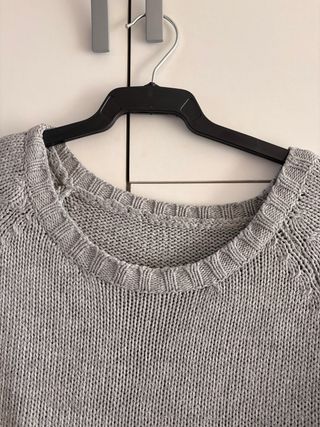 Jersey gris mujer talla M