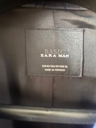 Traje Zara Man Azul