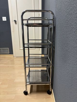 Carrito auxiliar 4 estantes
