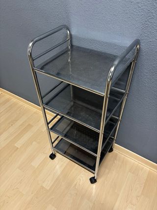 Carrito auxiliar 4 estantes