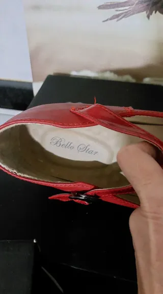 Bailarinas rojas charol