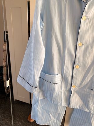 Pijama Hombre Talla L Rayas Azules