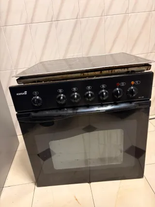 Placa vitrocerámica y horno