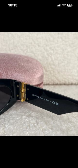 Occhiali da sole Miu Miu rosa