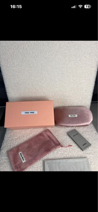 Occhiali da sole Miu Miu rosa