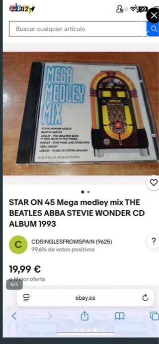 CD Mega Medley Mix - Grandes Éxitos Beatles
