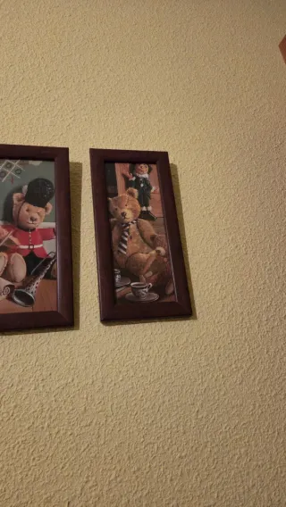 Cuadros Tríptico Osos