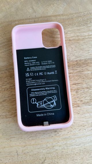 Funda Batería Rosa iPhone 11