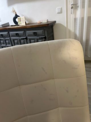 Juego de 4 sillas blancas comedor