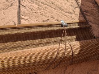 Persiana enrollable de madera esterior