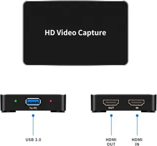 Capturadora de video HD USB 3.0 1080P