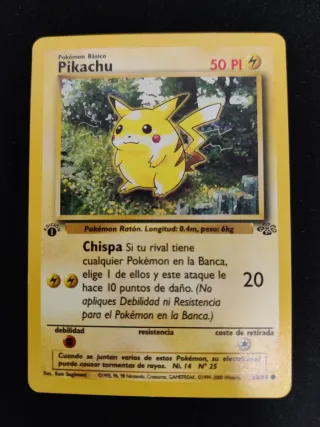 Pikachu Primera Edición 50 PI