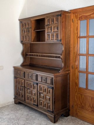 Alacena Rústica Nogal  131cm