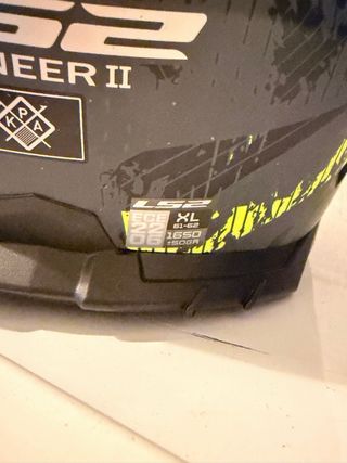 Casco Ls2 Pioneer II Negro/Amarillo