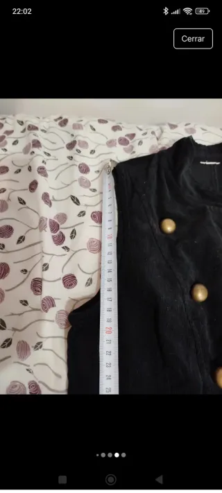 Vestido negro pana sin mangas