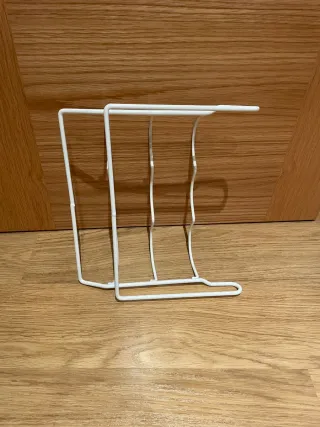 Botellero Metálico Blanco