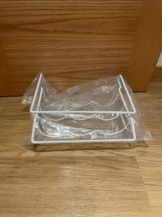 Botellero Metálico Blanco