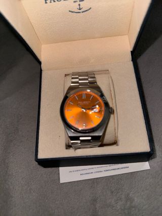 Reloj Paul Hewitt Naranja/Plata Nuevo