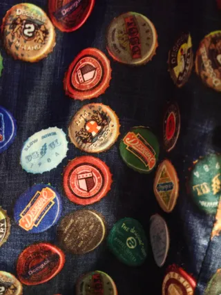 Chaqueta Americana Desigual Gris y Multicolor