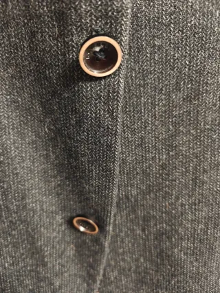 Chaqueta Americana Desigual Gris y Multicolor