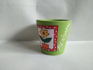 Vela recuerdo cerámica Benidorm