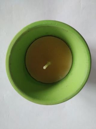 Vela recuerdo cerámica Benidorm