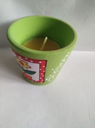 Vela recuerdo cerámica Benidorm
