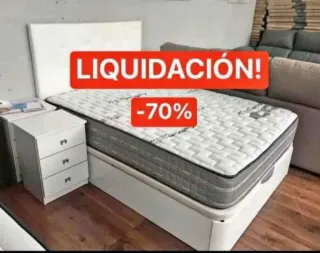 Liquidación: Canapés y colchones -70%