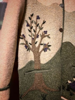 Trenca Giesswein Lana Bordada