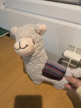 Peluche llama suave con sonido