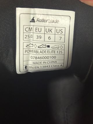 Patines. Botas Rollerblade Elite