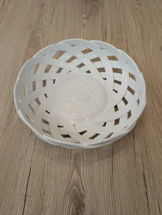 Cesto Mulino Bianco Porta Pane Paniere In Ceramica