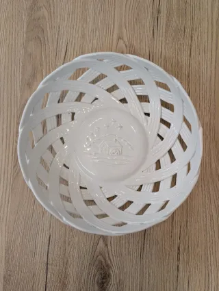 Cesto Mulino Bianco Porta Pane Paniere In Ceramica