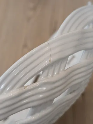 Cesto Mulino Bianco Porta Pane Paniere In Ceramica