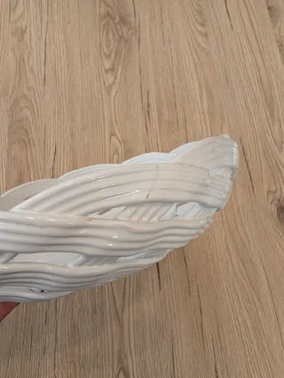 Cesto Mulino Bianco Porta Pane Paniere In Ceramica