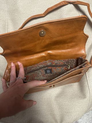 Bolso bandolera MSK camel mediano