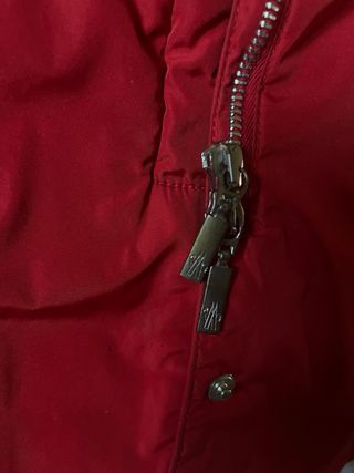 Piumino rosso in ottime condizioni