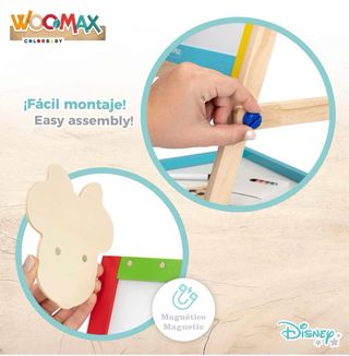 Pizarra Infantil Mickey y Minnie Madera