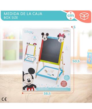 Pizarra Infantil Mickey y Minnie Madera