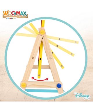 Pizarra Infantil Mickey y Minnie Madera