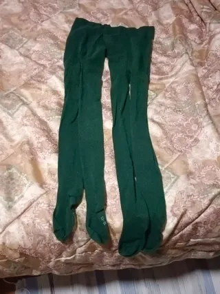 2 x Leotardos verdes talla 13/15