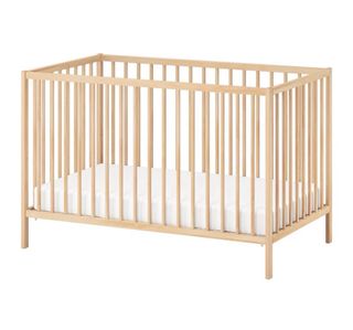 Cuna + Colchón. Cuna IKEA Sniglar 120x60