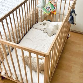 Cuna + Colchón. Cuna IKEA Sniglar 120x60